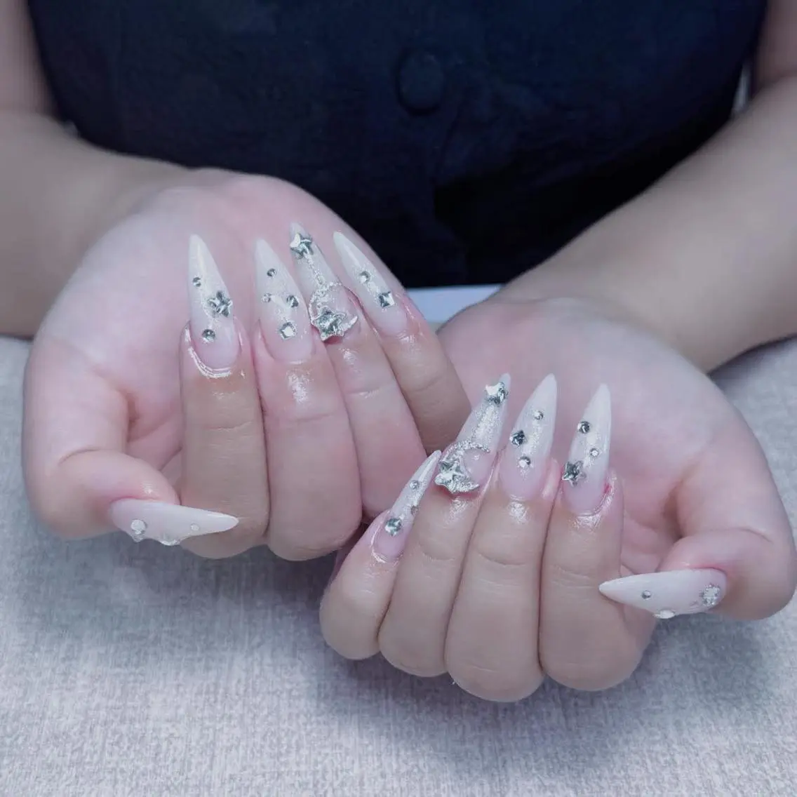 ネイル アートネイル ジェルネイル 韓国ネイル ロングネイル 持ち込み ハンドネイル ハンドケア Nova Nail _Shinsaiのネイルデザイン