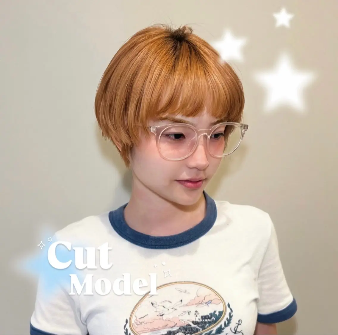 ショート ショートヘア ワンカラー/レイヤー 🩷モエのヘアスタイル