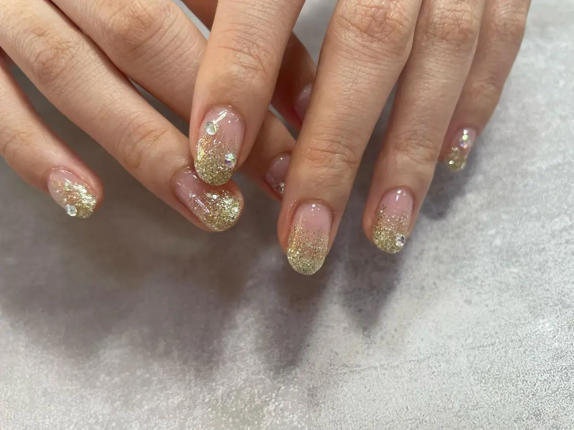 ネイル キラキラネイル ラメ(グリッター) liln nail /NATSUMIのネイルデザイン