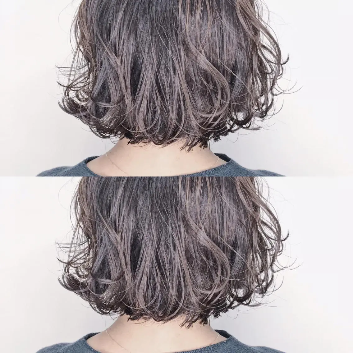 ミディアム カラー 永岡 鉄平のヘアスタイル