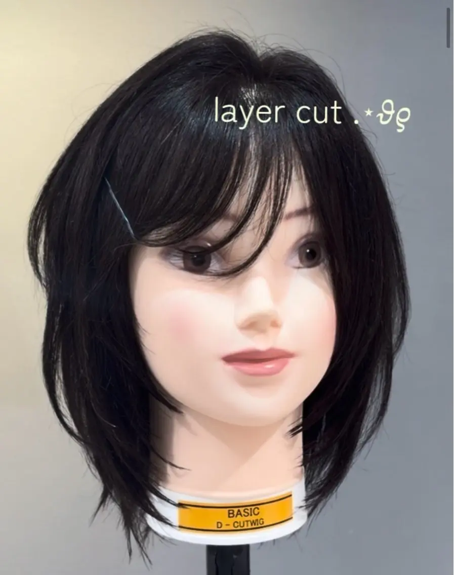 ミディアム 真下 瑞歩のヘアスタイル