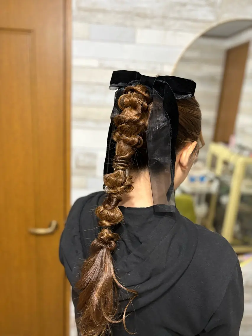 ヘアアレンジ ヘアセット hair salon【クラン】のヘアスタイル