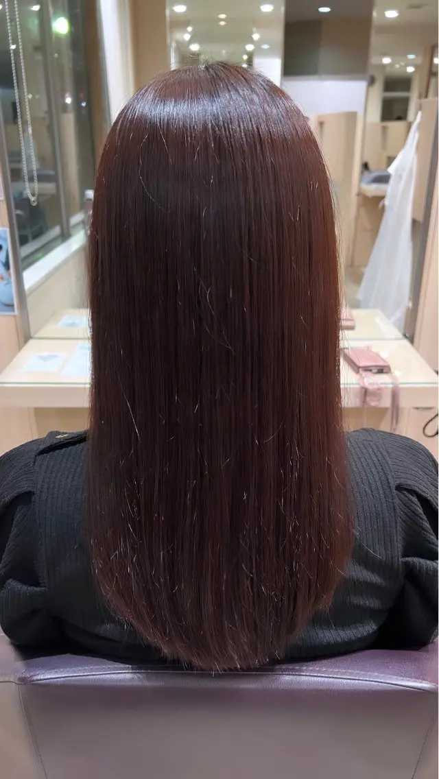 ロング カラー ブラウンカラー ピンクカラー ピンクブラウン chill_ KAZUKIのヘアスタイル