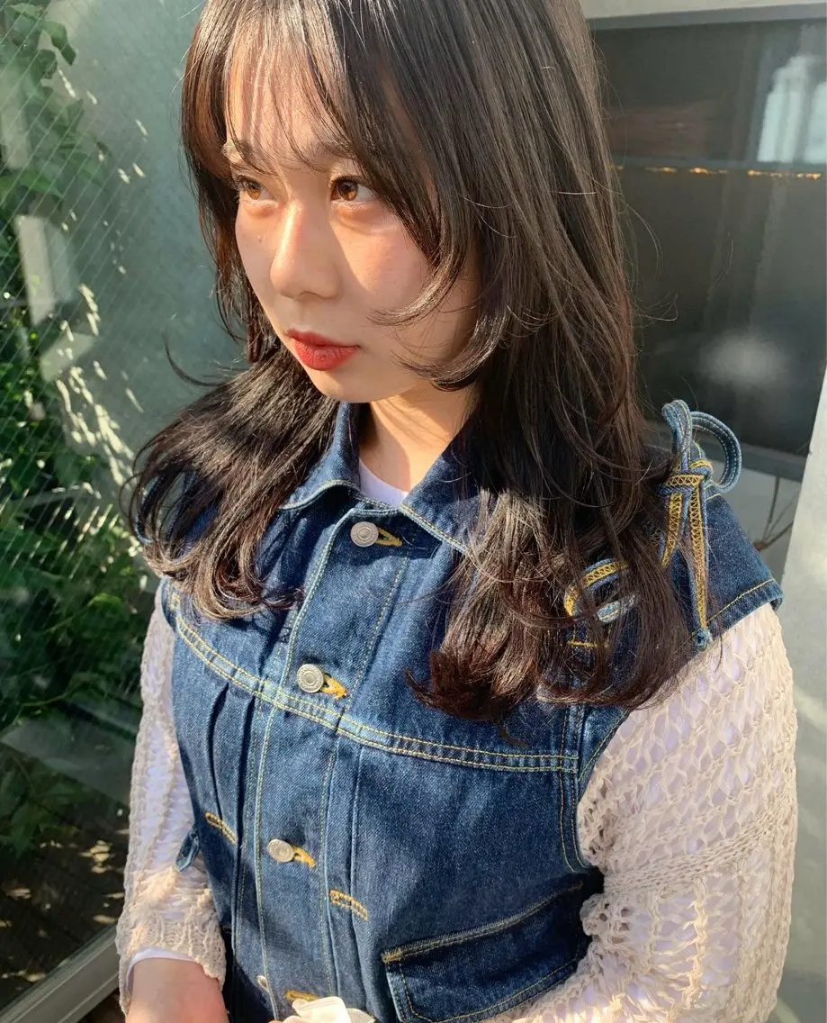 ミディアム レイヤーカット カット sakoda shunkiのヘアスタイル