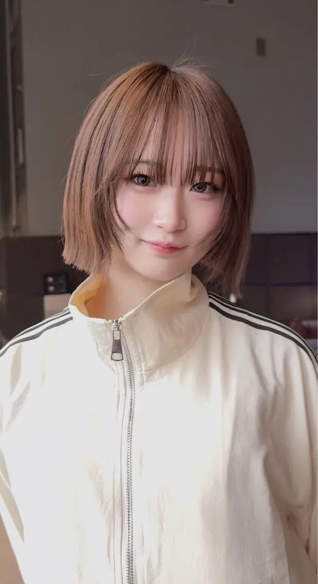 切りっぱなしボブ✨ライン感のある綺麗なボブ✨➕最高級トリートメントで艶々さらさらに✨の写真