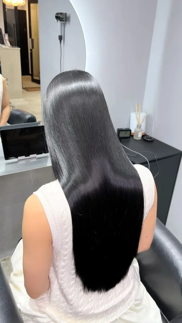 ロング カラー カット ヘアカラー トリートメント ワンホンヘア🇨🇳 髪質改善/itaruのヘアスタイル