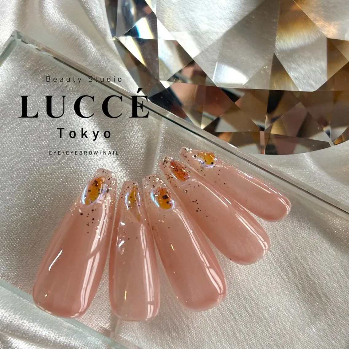 ネイル 氷ネイル・うるうるネイル Sawako 高田馬場/ネイルのネイルデザイン
