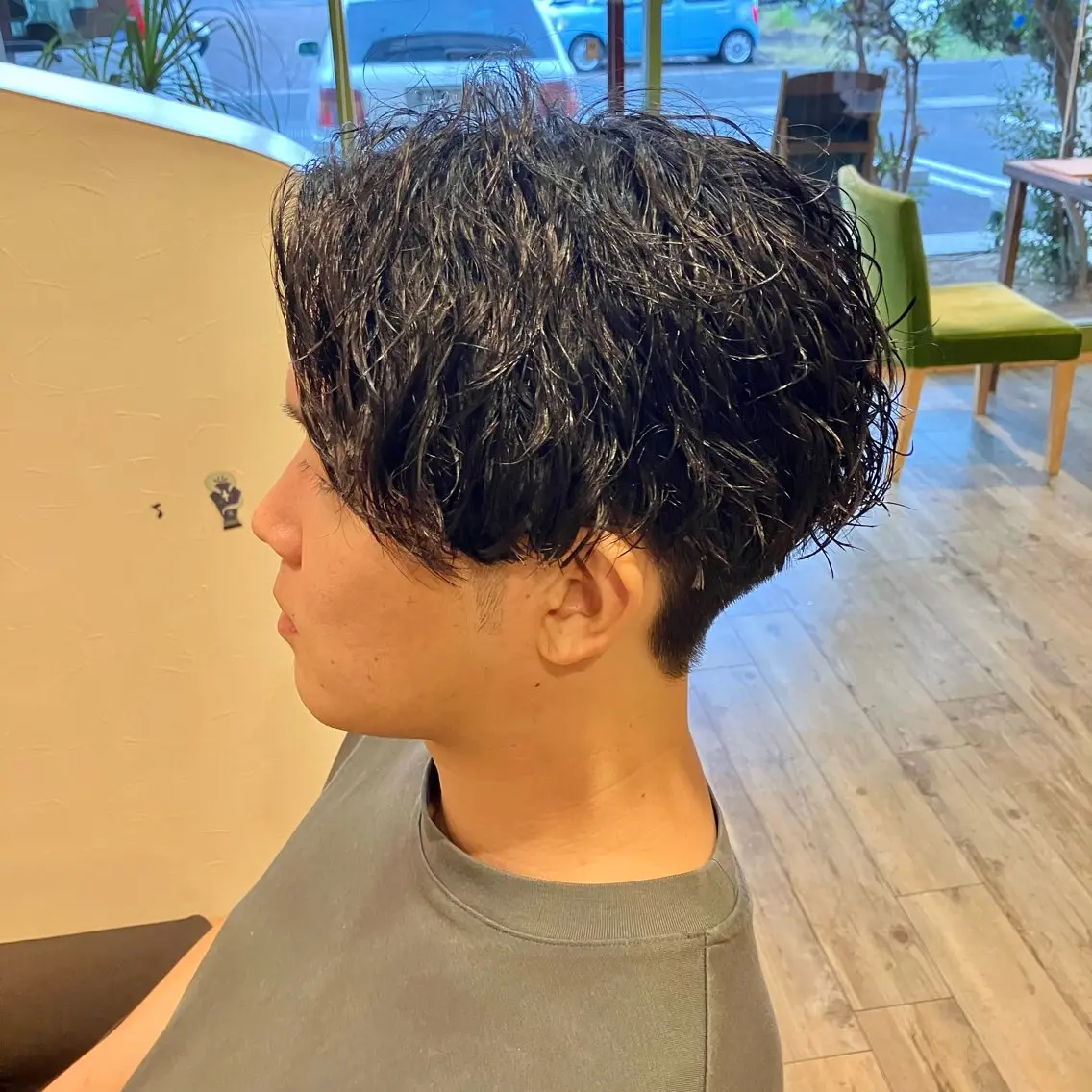 パーマ メンズ カット パーマ 森田 研司のヘアスタイル