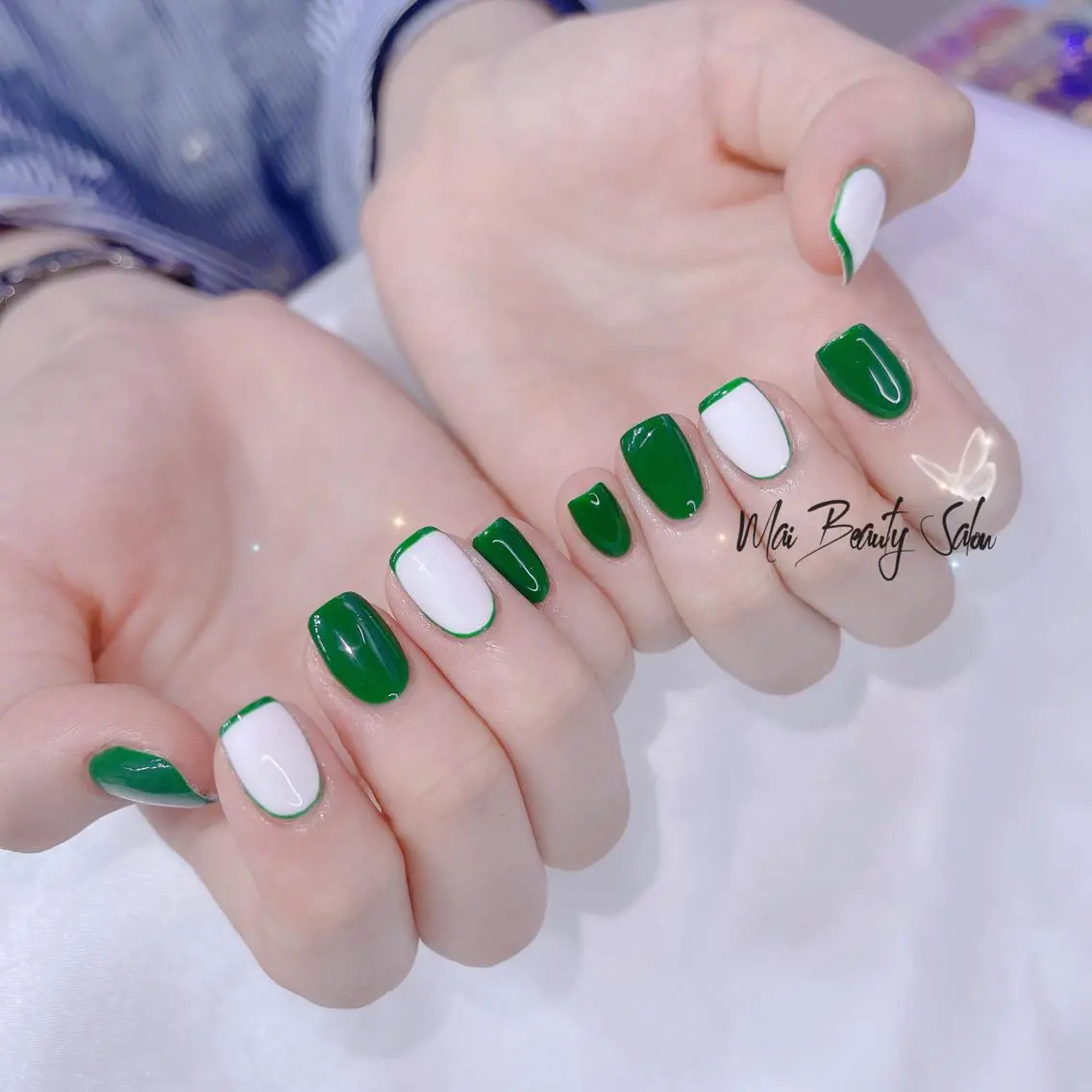 ネイル フットネイル ジェルネイル マグネットネイル パラジェル ワンホンネイル MaiBeauty Niのネイルデザイン