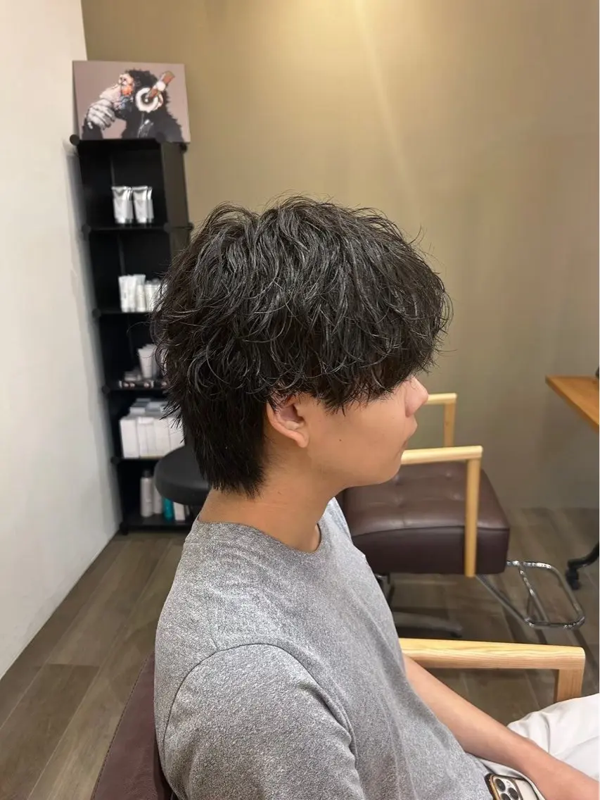 パーマ メンズ 垢抜けのあっきー/ 本厚木徒歩1分のヘアスタイル