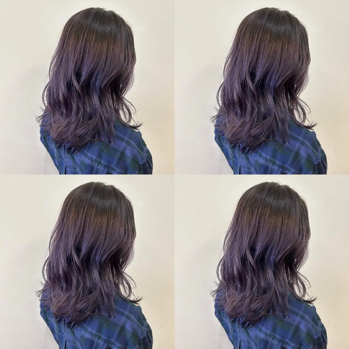 ミディアム カラー 河口 友里のヘアスタイル