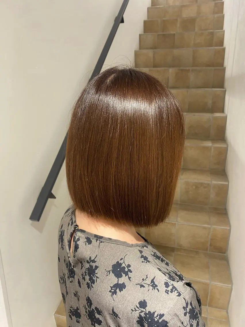ショート カラー ヘアカラー トリートメント rimu /艶髪/艶カラーのヘアスタイル