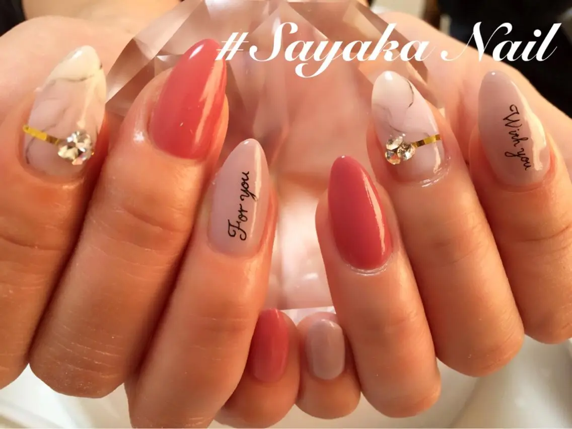 ネイル アートネイル ジェルネイル 大理石ネイル(マーブル) E・N(エン) eyelashのマツエク・マツパデザイン
