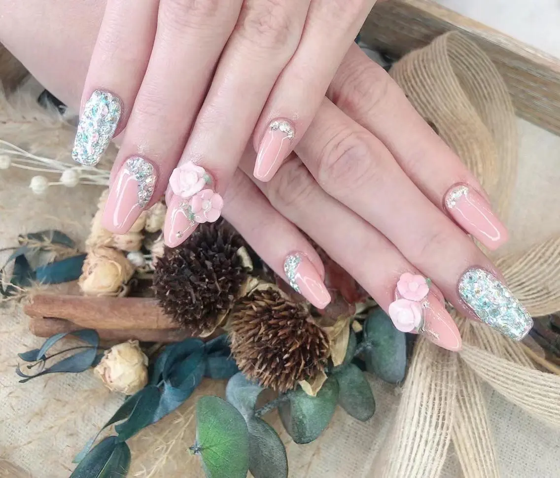 ネイル ピンク 春ネイル babarla Nailのネイルデザイン