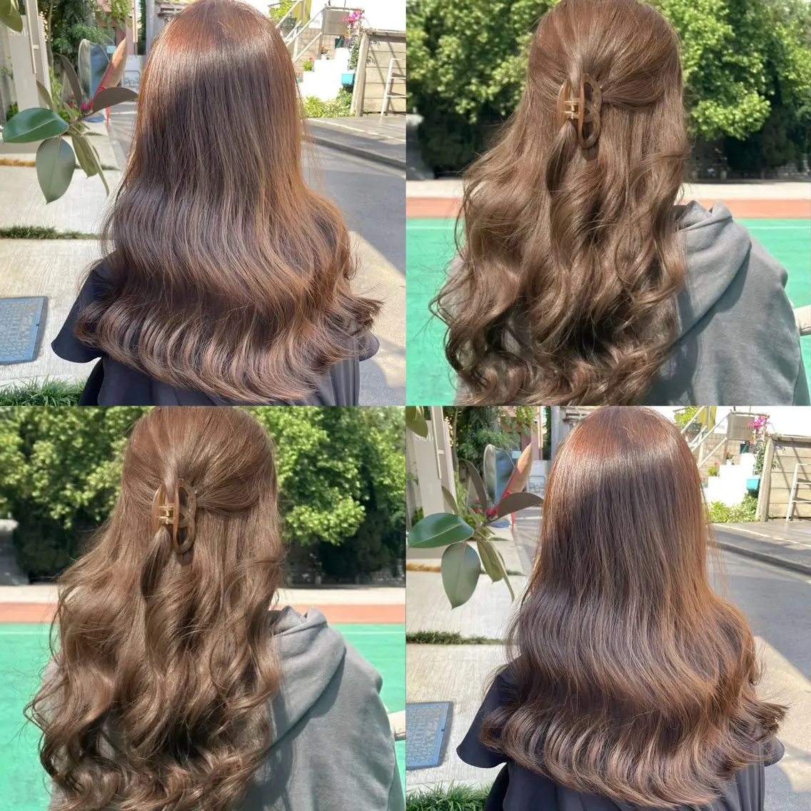 ロング カラー カット ヘアカラー トリートメント ブリーチなしカラー kana🐱のヘアスタイル