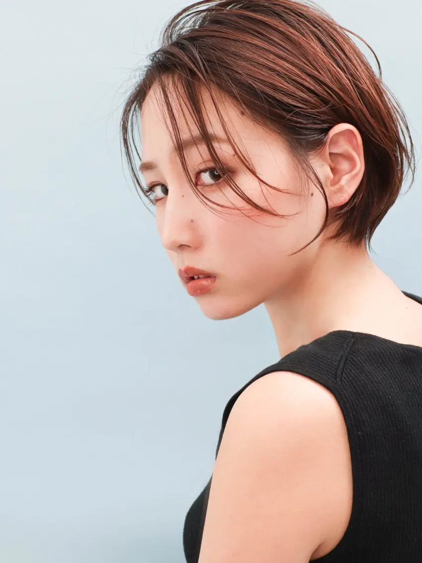 ショート カラー パーマ THE USUAL ユージュアルのヘアスタイル