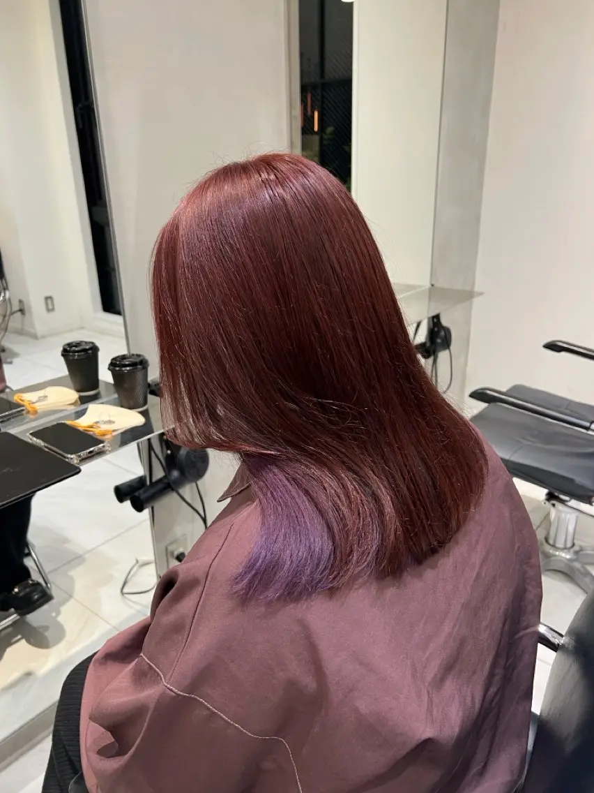 カラー ダブルカラー 地毛風カラー/ NaRuのヘアスタイル