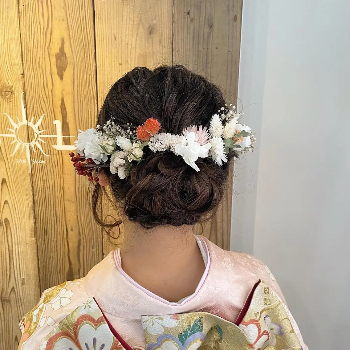 ヘアアレンジ 成人式 SOL .✂︎ 松永李帆のヘアスタイル