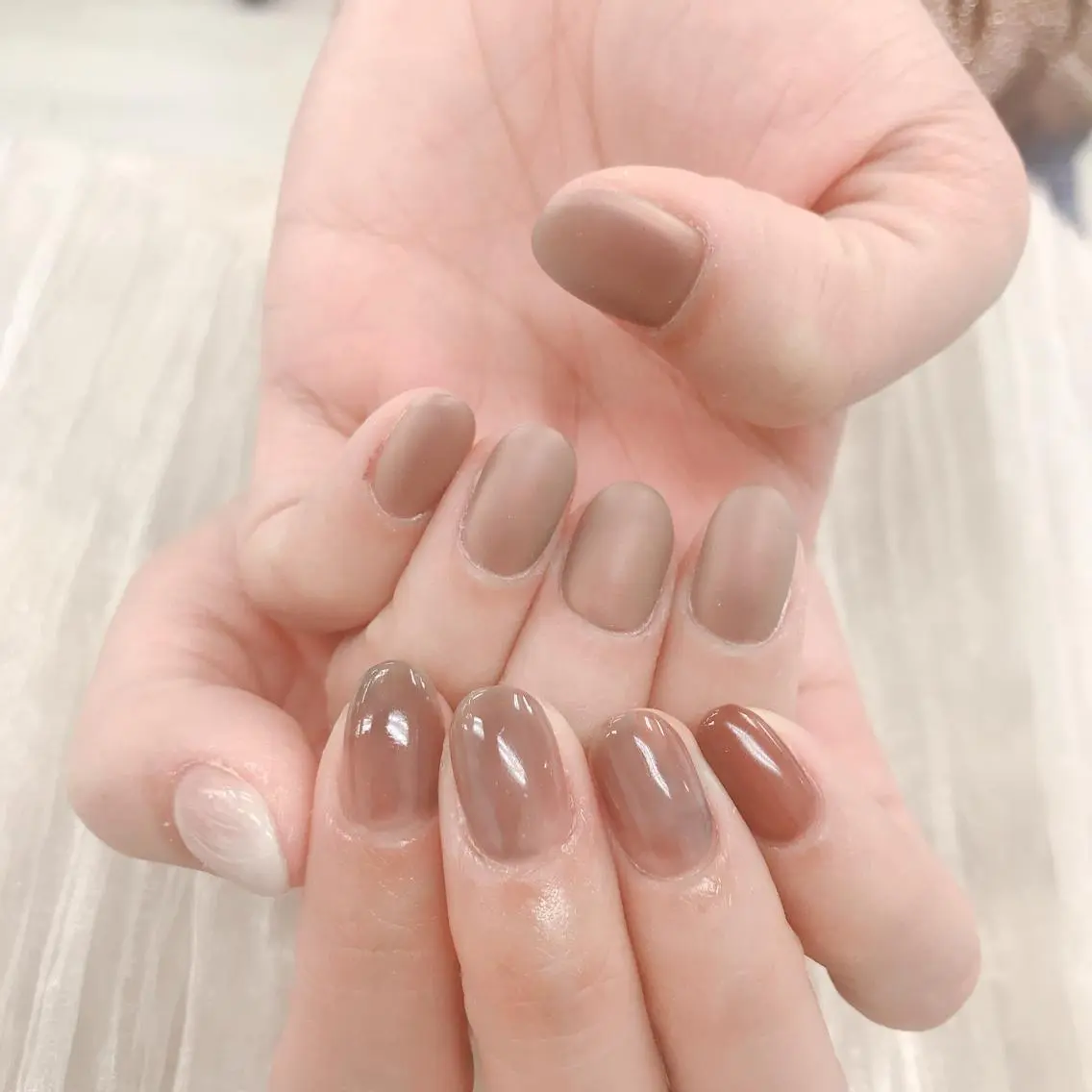 ネイル ニュアンスネイル ネイリスト あこのネイルデザイン
