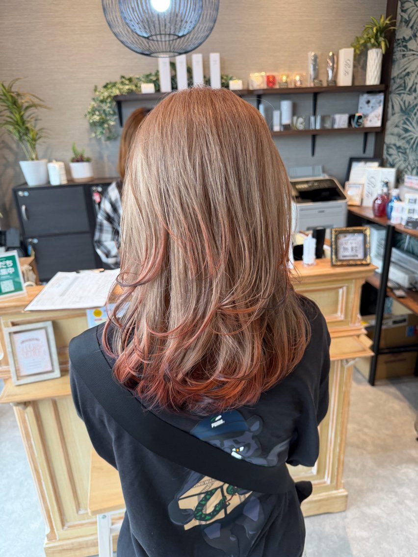セミロング カラー 吉田剛/メンズパーマ /デザインカラーのヘアスタイル
