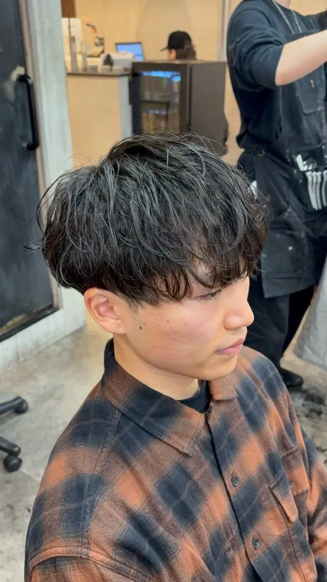 メンズ メンズパーマ 青木 星翔のヘアスタイル