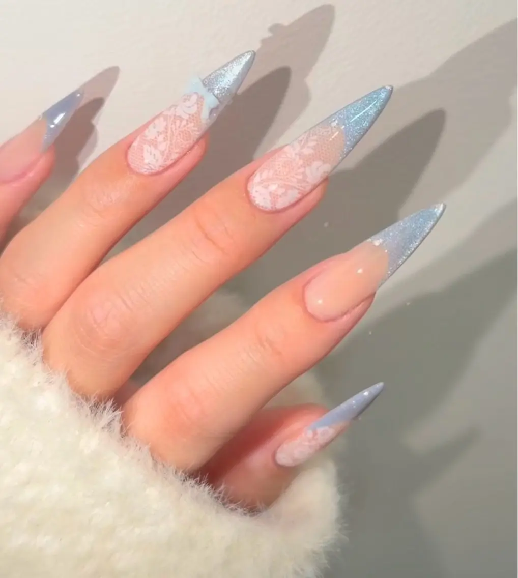 ネイル フレンチネイル ジェルネイル マグネットネイル 持ち込み ニュアンスネイル ハンドネイル Ribbonnail salonのネイルデザイン
