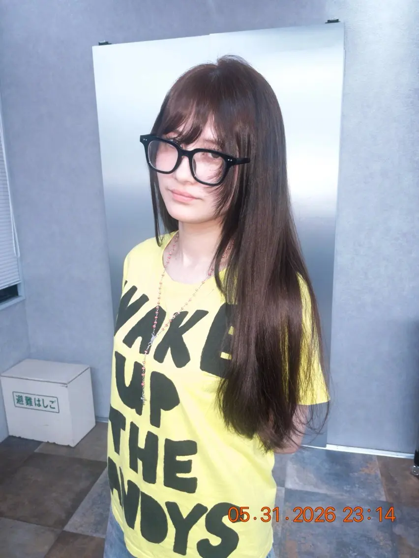 ロング カラー ブラウンカラー ココアブラウン ヘアカラー レイヤー/個性惹き出 すカラー/yuukaのヘアスタイル