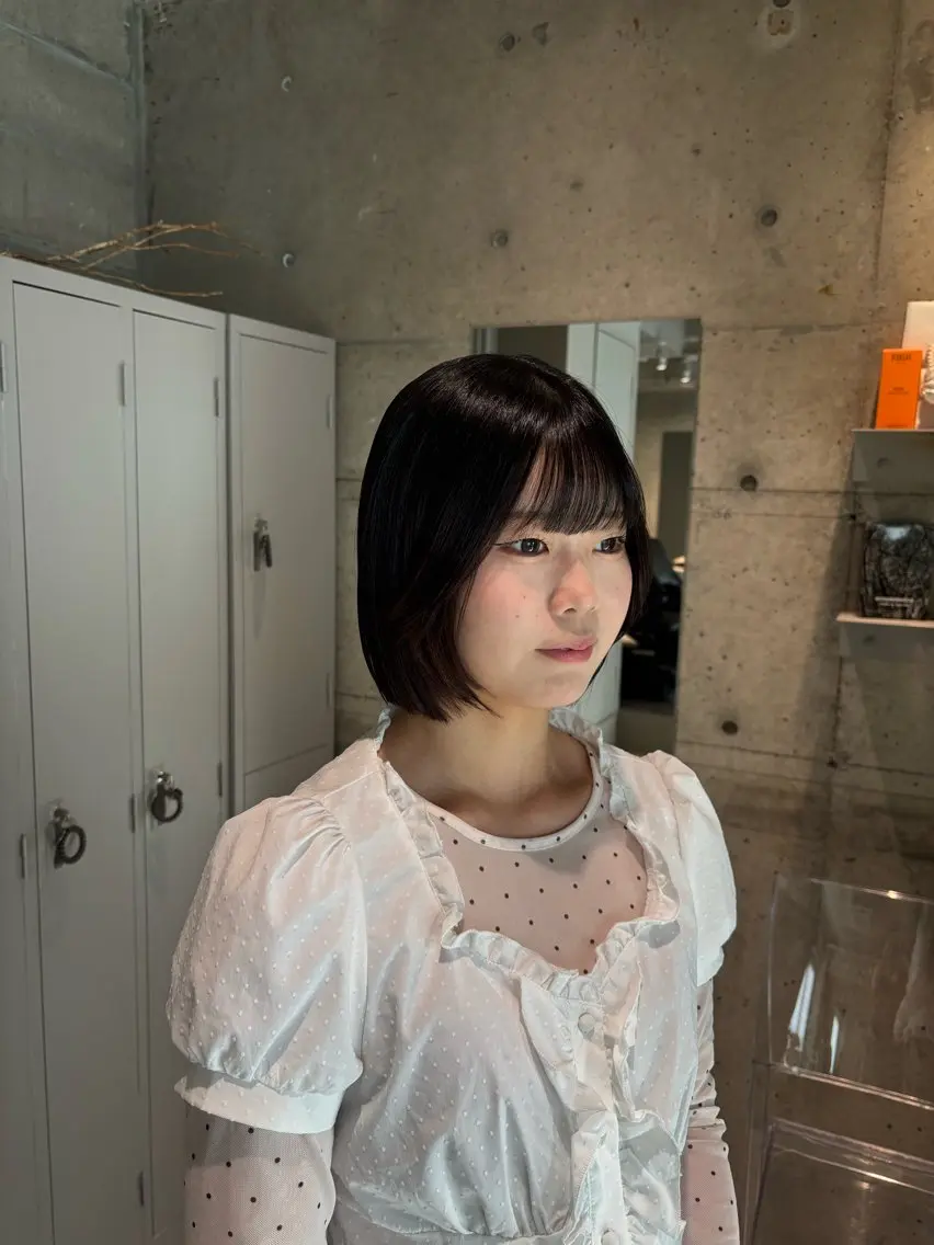 ミディアム カット 艶髪🫧 Suzunaのヘアスタイル