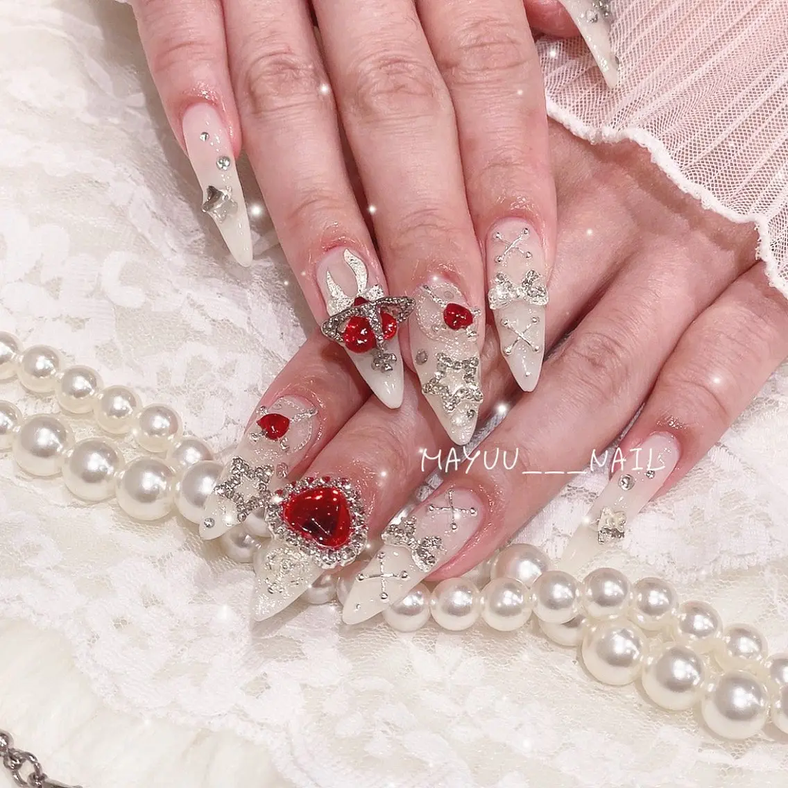 ネイル 🎀 Mayu 🎀痛ネイルのネイルデザイン
