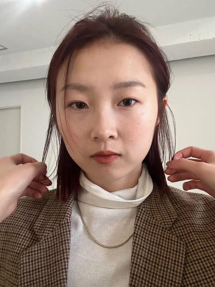 ミディアム カット ヘアカラー SHINDO MIYUのヘアスタイル