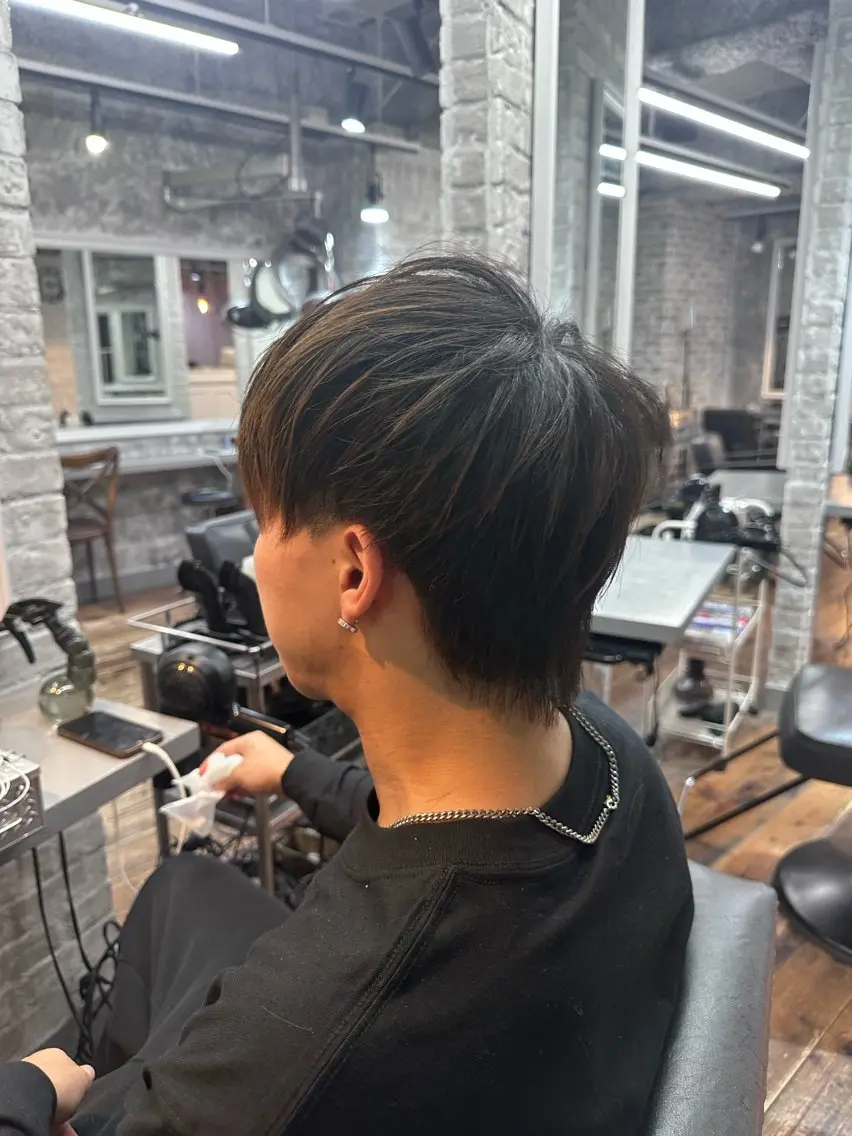 ショート メンズ 🩵メンズショート✨ パーマスタイル みくのヘアスタイル