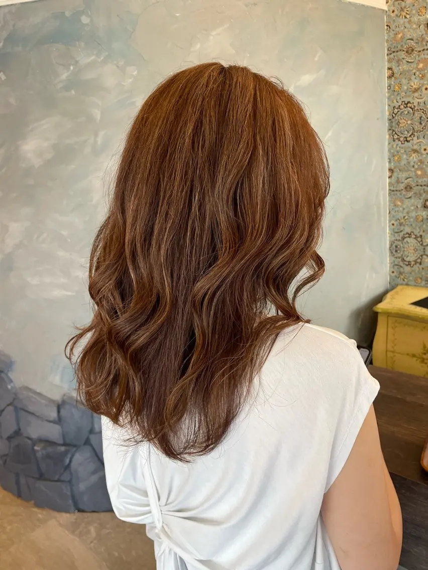 ロング ハイライト hair make echo滿木あい花のエステ・リラクイメージ