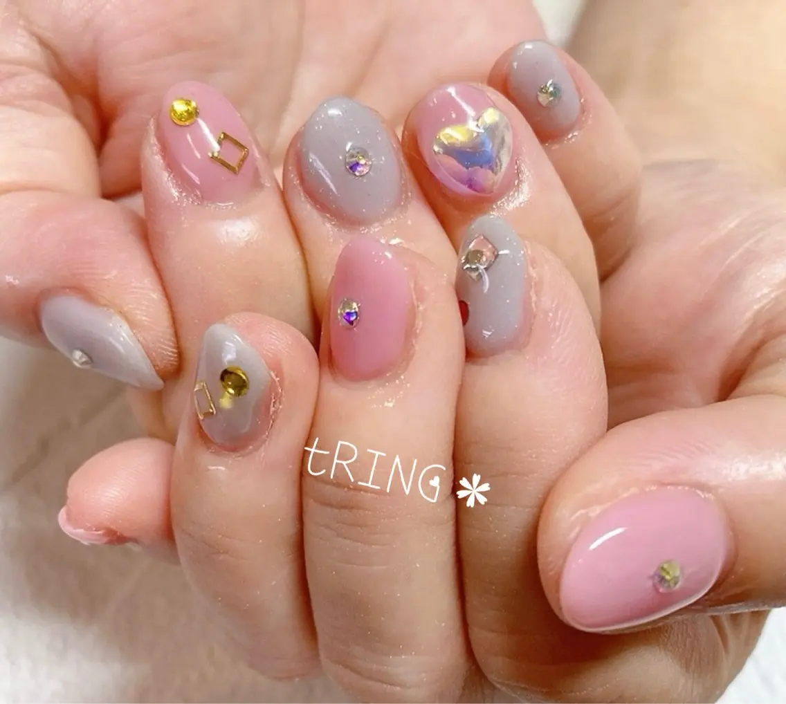 ネイル ハンドネイル tRING* しいの木台のネイルデザイン