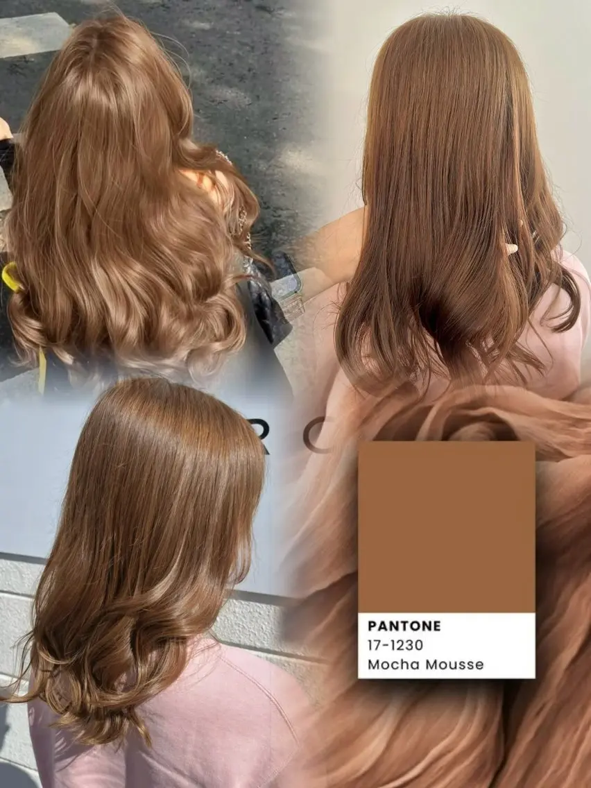 セミロング ヘアカラー トリートメント 楯岩 さくらのヘアスタイル