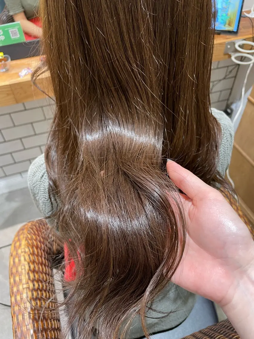ロング カラー 暖色カラー🤎Red Neo meiのヘアスタイル