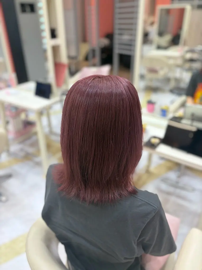 ミディアム ヘアカラー トリートメント 鎌田 優依のヘアスタイル