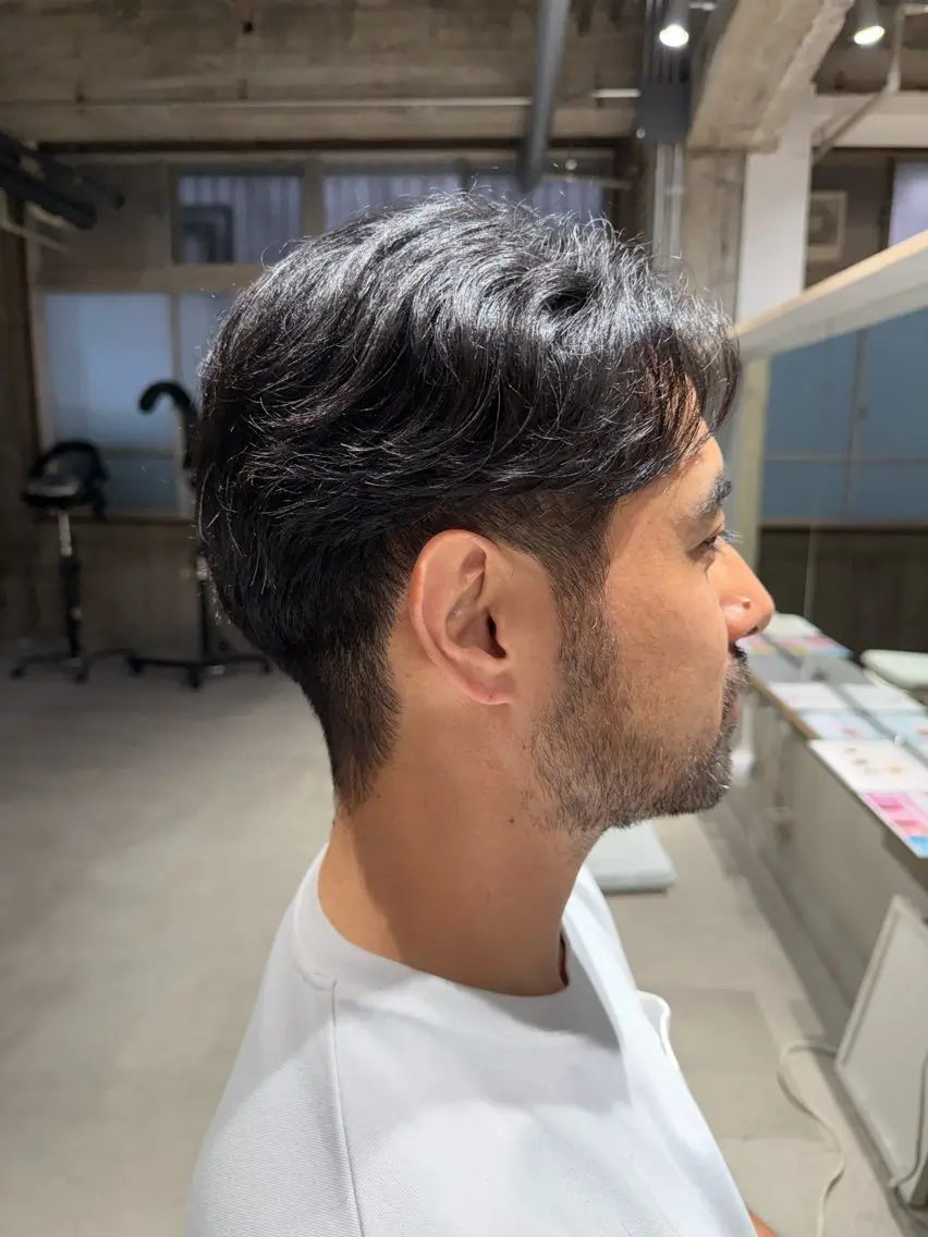 ショート くせ毛 レイヤーカット カット 夏見 柚羽のヘアスタイル