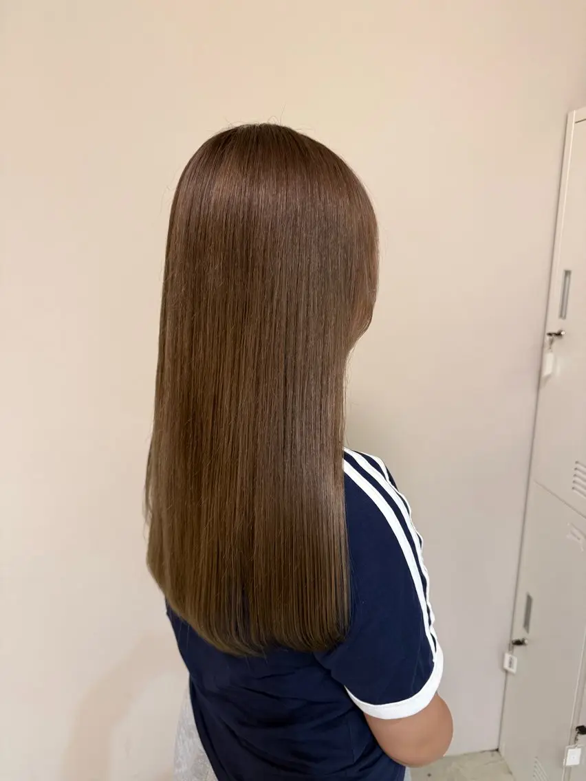 カラー ヘアカラー ハイトーンベージュ カラー/さら🎀のヘアスタイル