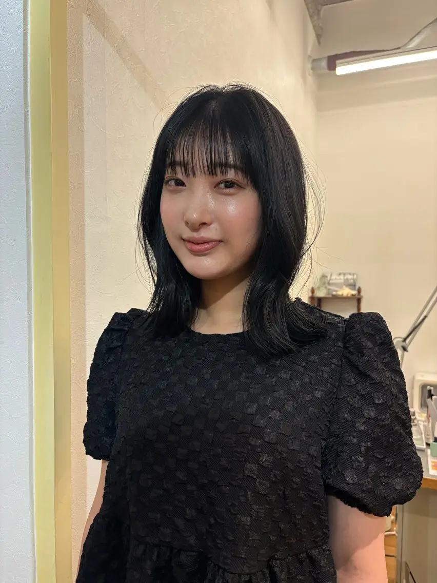 ミディアム カット ヘアカラー ami /yuutenjiのヘアスタイル