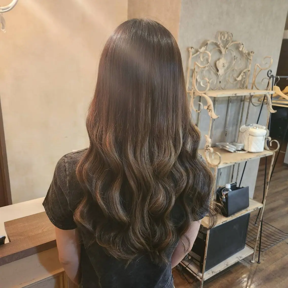 ロング ヘアアレンジ シールエクステ エクステ カット エクステ MagicMush ✴︎シールエクステのヘアスタイル