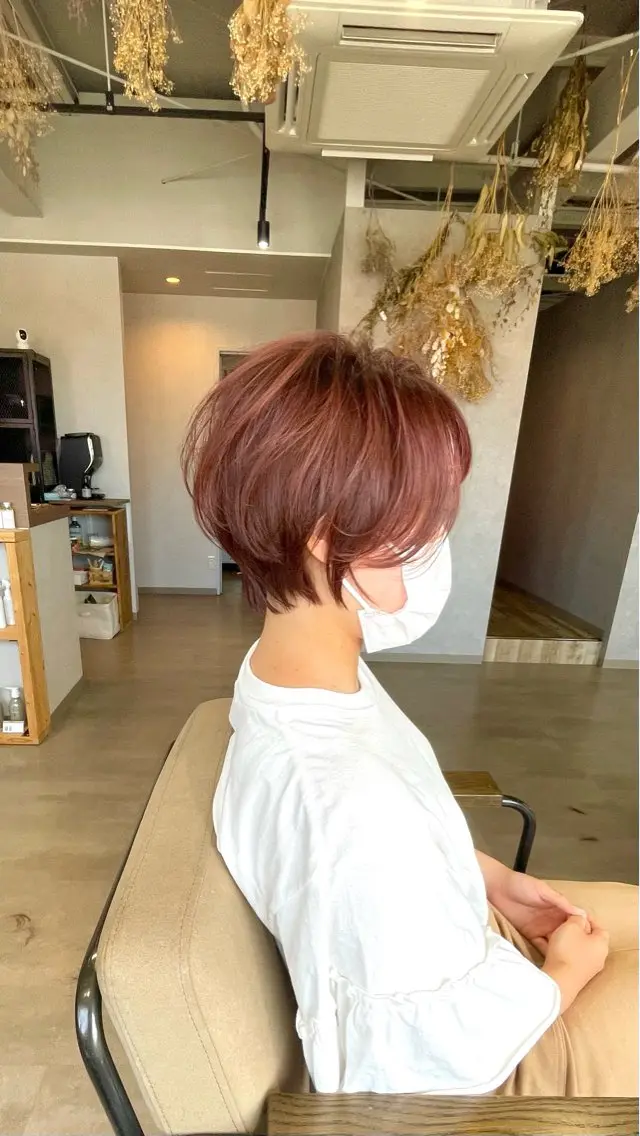 ショート ショートヘア カット ヘアカラー 長田 亮のヘアスタイル