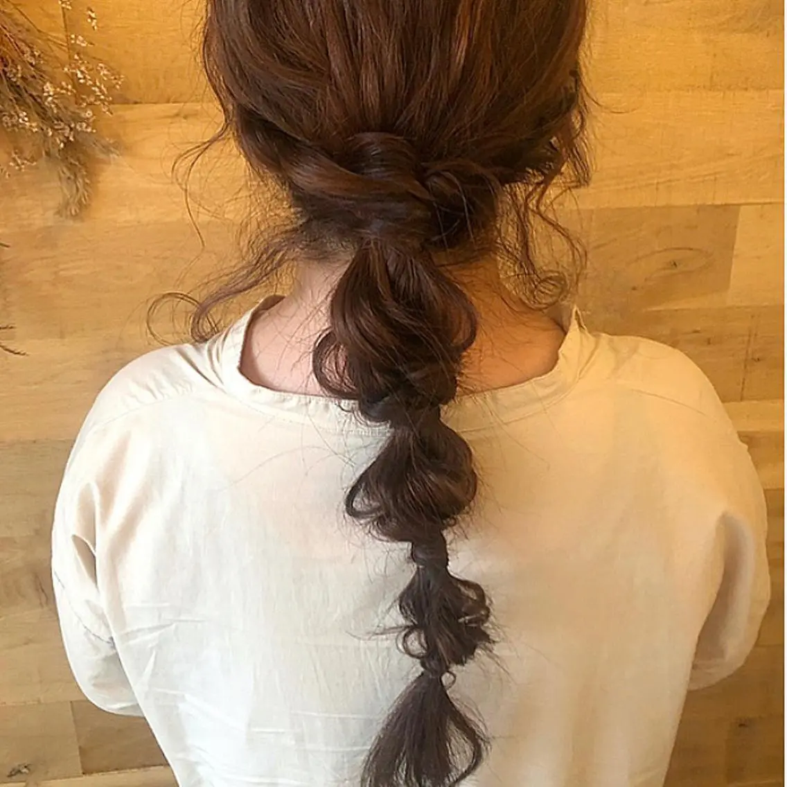 ロング オレンジブラウン 🌼 アユカのヘアスタイル