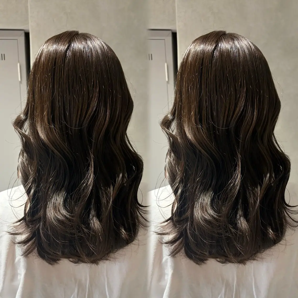 ミディアム カラー カット ヘアカラー 加藤 未夢のヘアスタイル