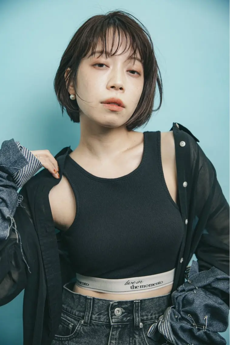 ミディアム ワンレンボブ ボブ カット ヘアカラー 💇‍♀️髪質改善 玉谷　俊💇‍♂️のヘアスタイル