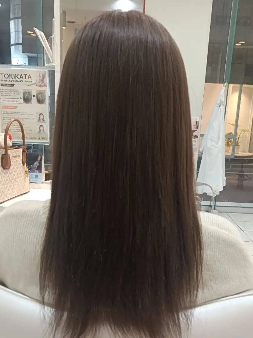 ロング ヘアカラー 透明感カラー×美眉 🎀みゆう🎀のヘアスタイル