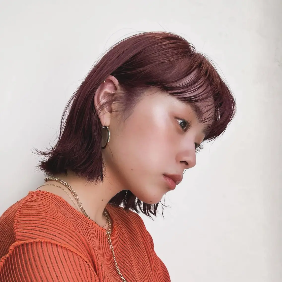 ショート カラー 阿久津真衣 似合わせカットのヘアスタイル