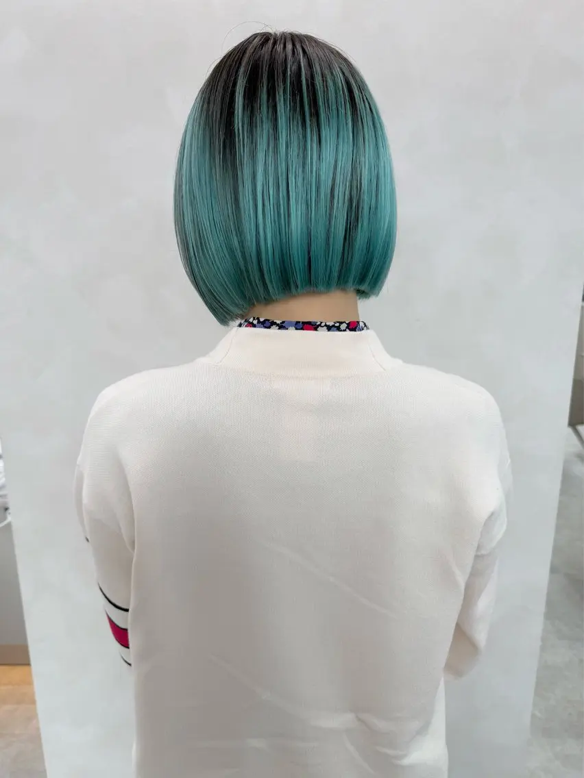 カラー ヘアカラー デザイン×ダブルカラ ーHarusa🎀のヘアスタイル