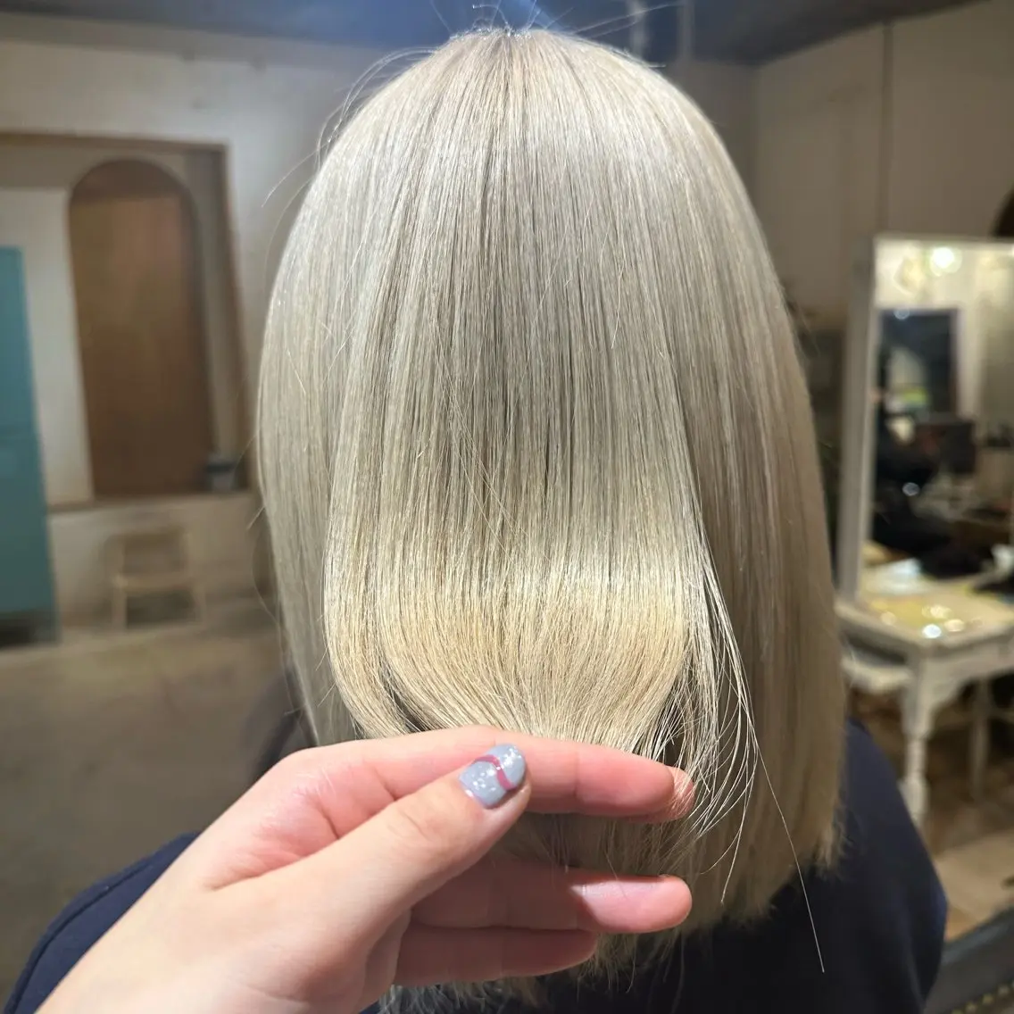 セミロング トリートメント いまじゅく あおいのヘアスタイル