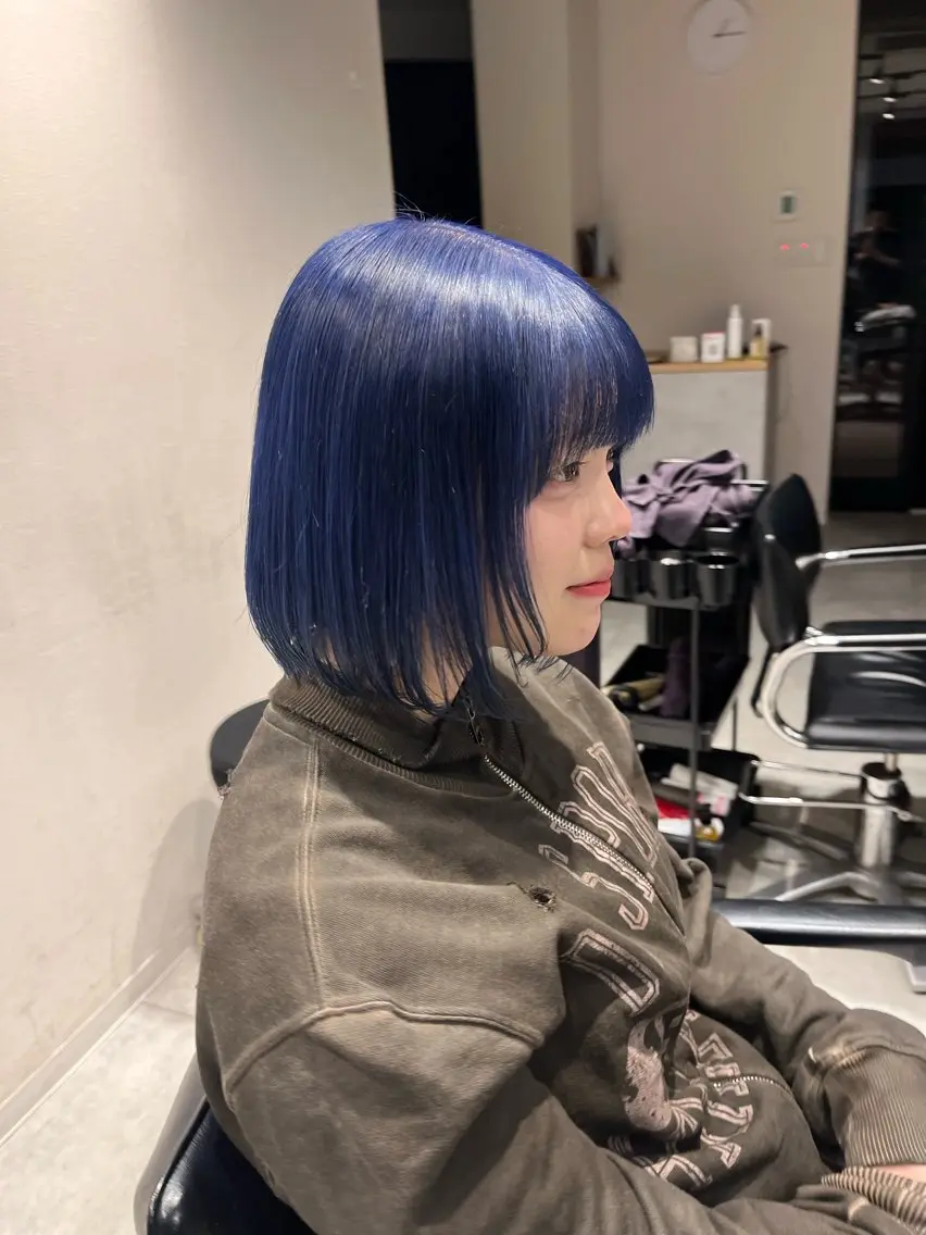 【デフォルトでケアブリーチ使用❗️】カット & ブリーチ & カラー　☄️の写真