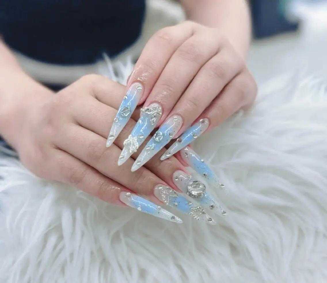 ロング ハンドネイル LUCIE 1 Nailのネイルデザイン